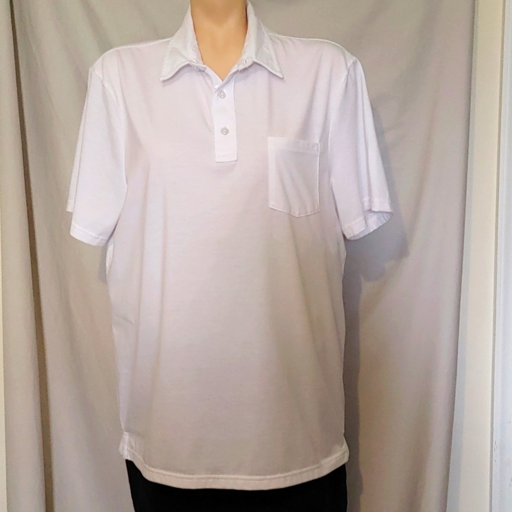 Clun Room Soft jersey knit pocketed polo shirt